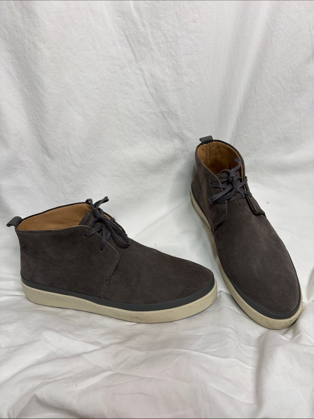 MULO Men's Suede Chukka Sneakers in Dark Brown
